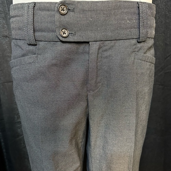 Banana Republic Charcoal Sloan Fit Pants - Size 6 - Picture 2 of 5